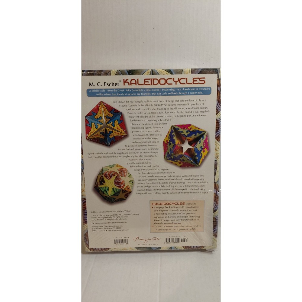 Pomegranate M.C. Escher Kaleidocycles by Doris Schattschneider & Wallace Walker. - Picture 4 of 15